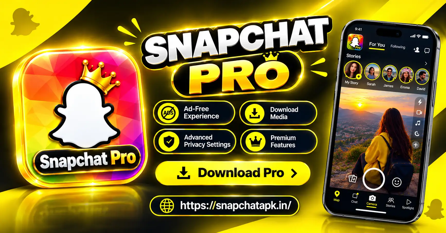 Snapchat Pro Mod APK Features